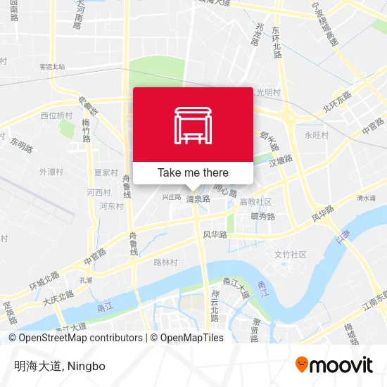 明海大道 map