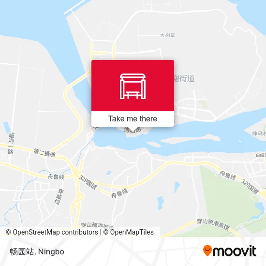 畅园站 map