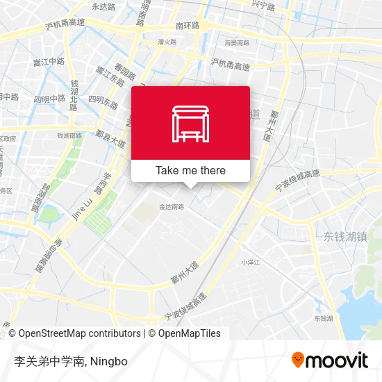 李关弟中学南 map
