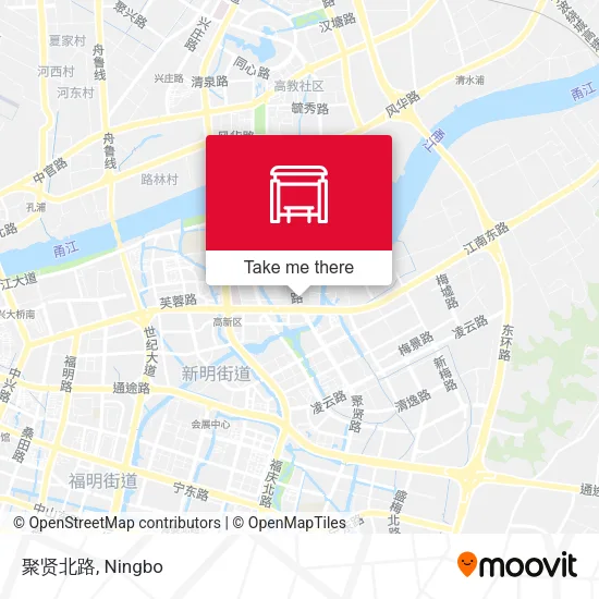 聚贤北路 map
