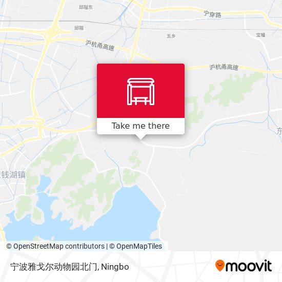 宁波雅戈尔动物园北门 map