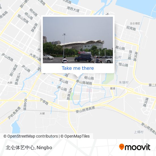 北仑体艺中心 map