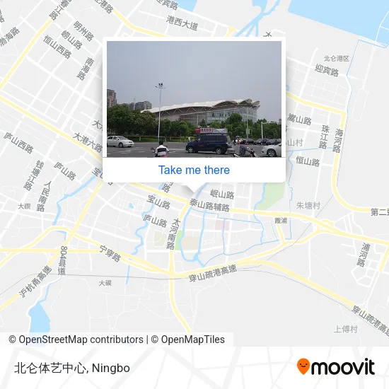 北仑体艺中心 map