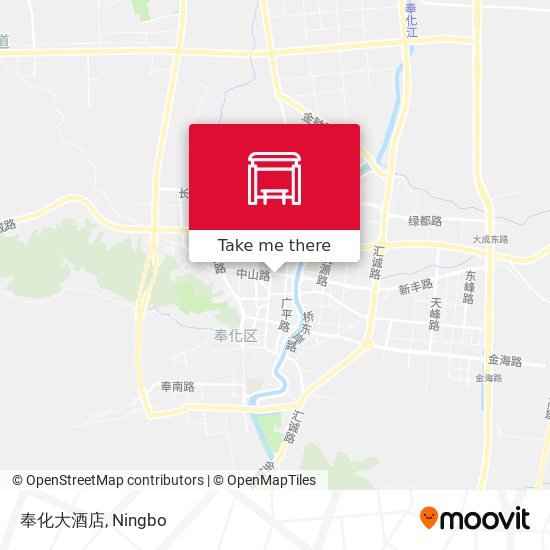 奉化大酒店 map