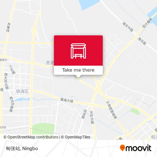 甸张站 map