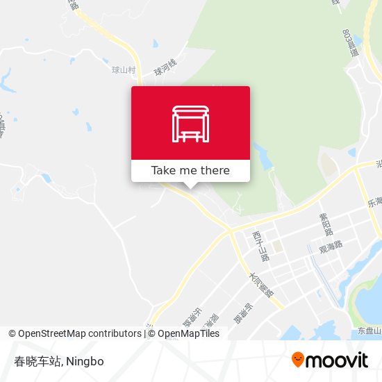 春晓车站 map