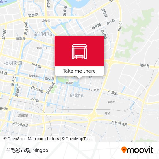 羊毛衫市场 map