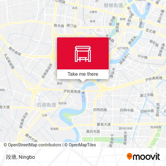 段塘 map