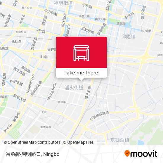 富强路启明路口 map