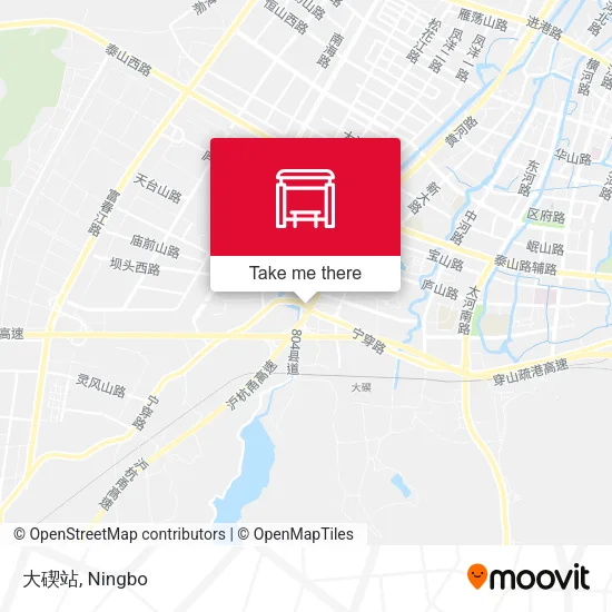 大碶站 map
