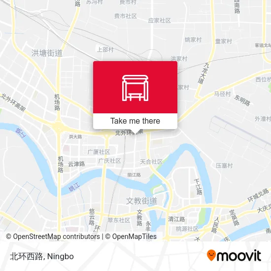 北环西路 map