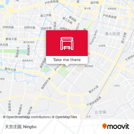 天宫庄园 map
