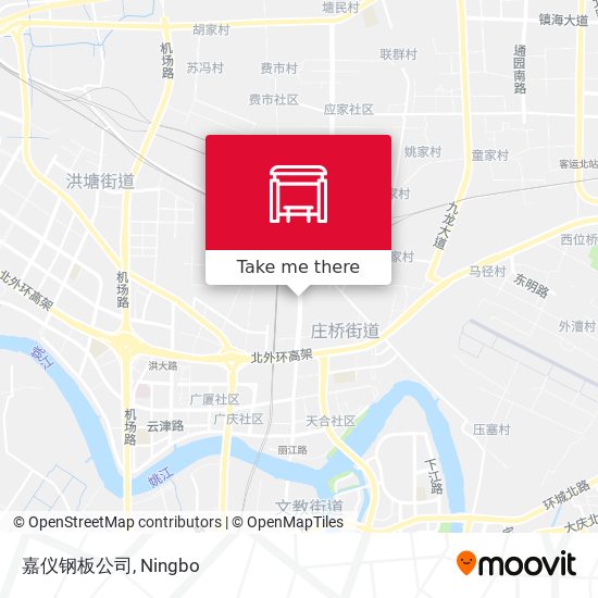 嘉仪钢板公司 map