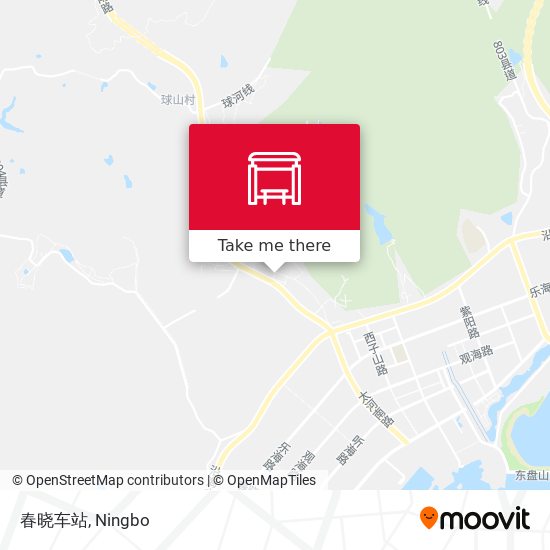 春晓车站 map