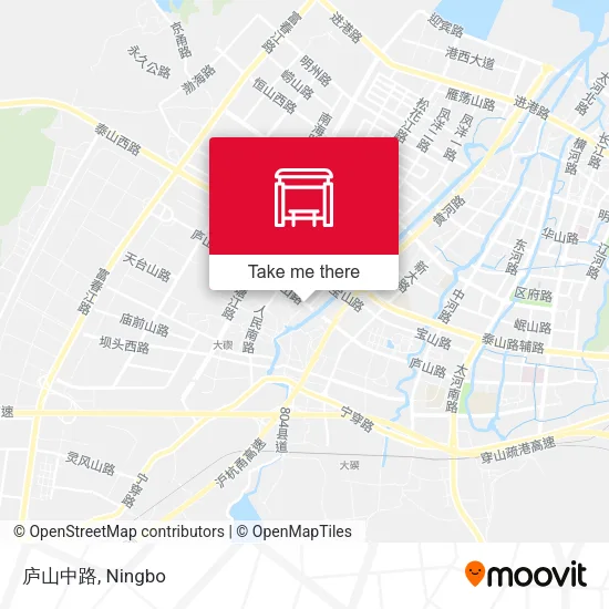 庐山中路 map