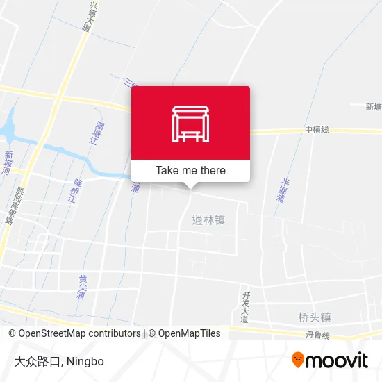 大众路口 map