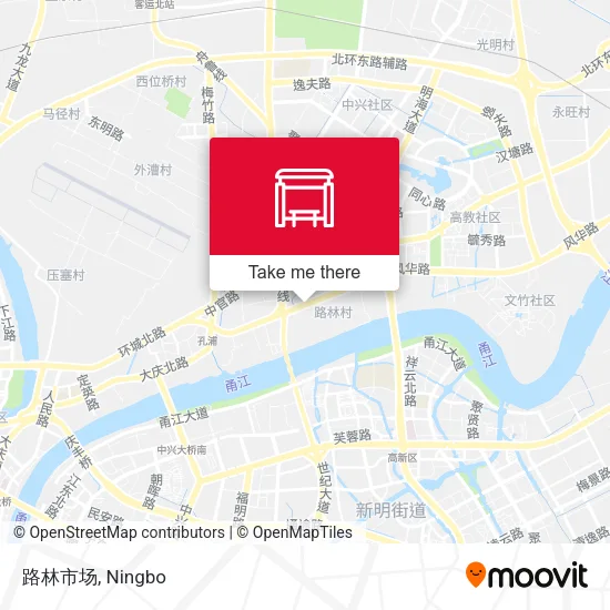 路林市场 map
