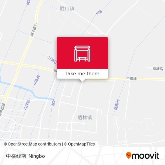 中横线南 map