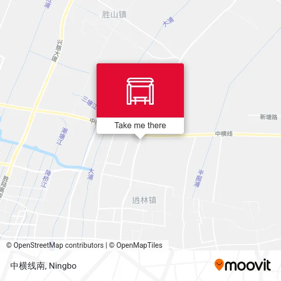 中横线南 map