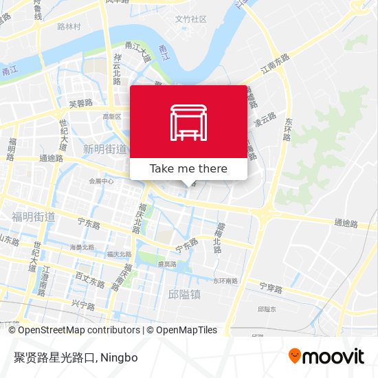 聚贤路星光路口 map