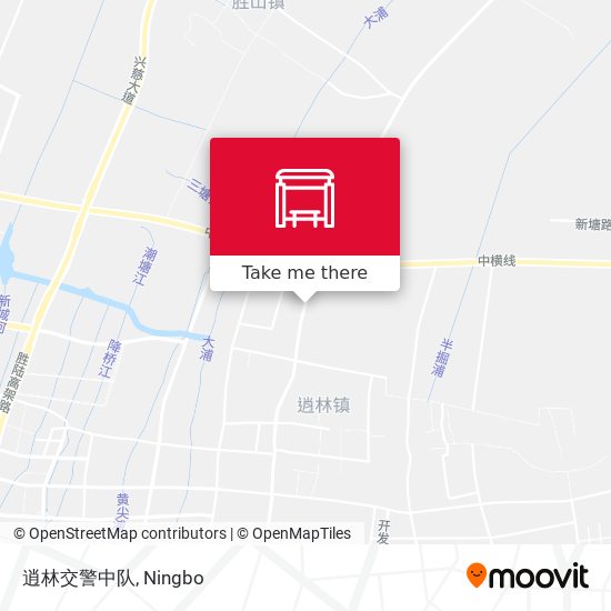 逍林交警中队 map