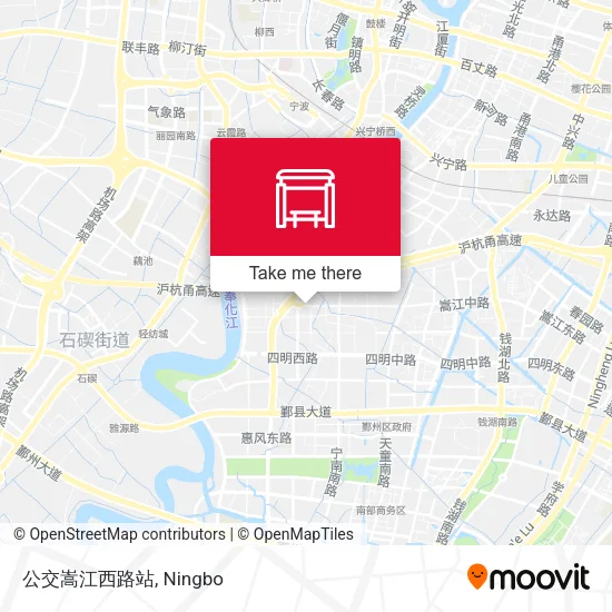 公交嵩江西路站 map