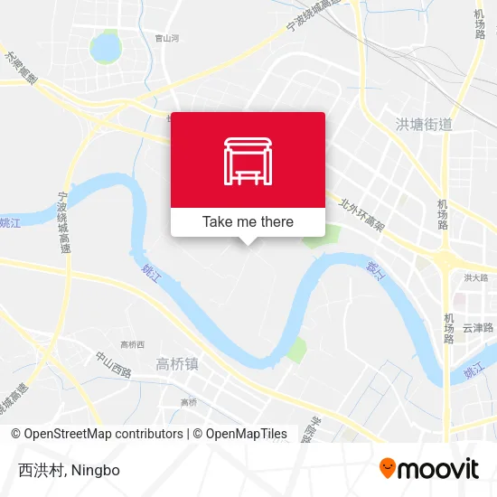 西洪村 map