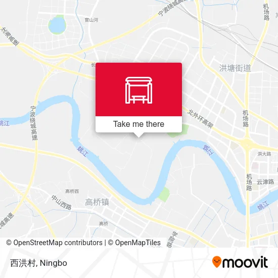 西洪村 map