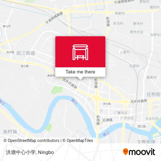 洪塘中心小学 map