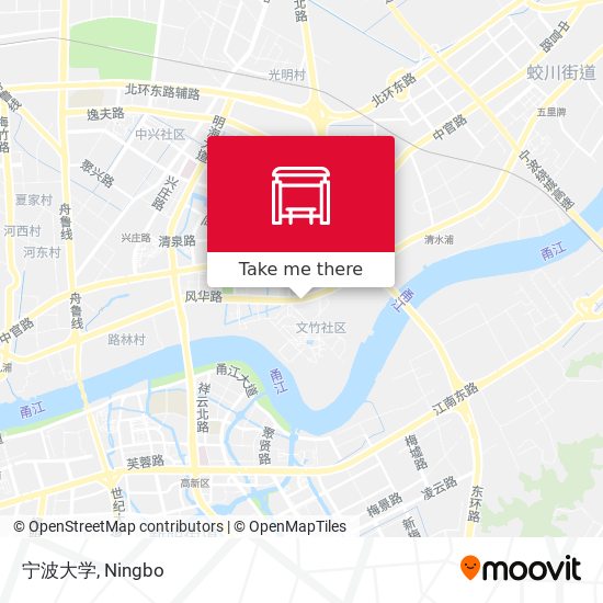 宁波大学 map