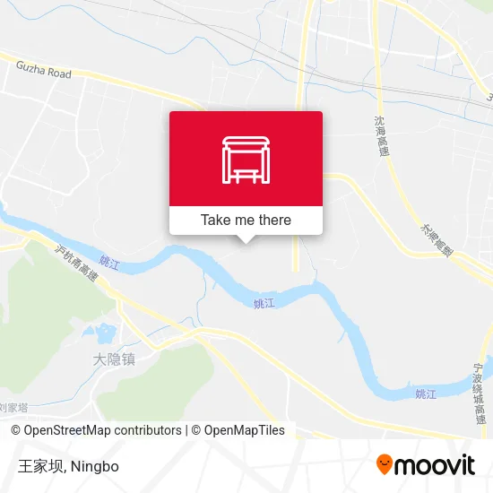 王家坝 map
