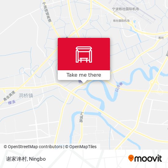 谢家谗村 map