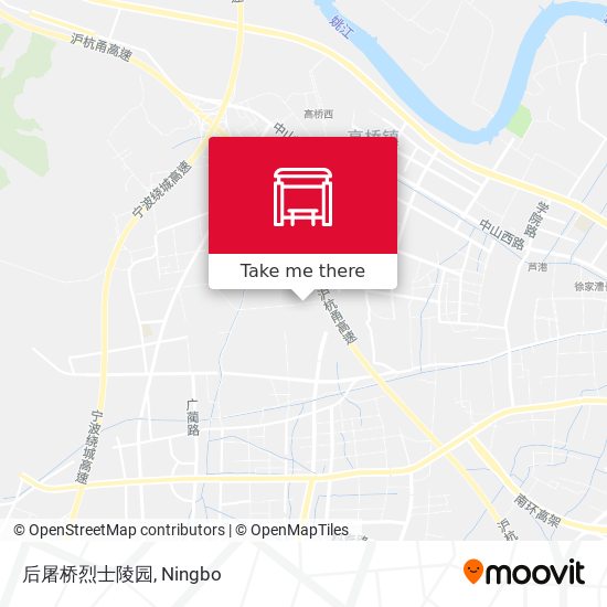 后屠桥烈士陵园 map