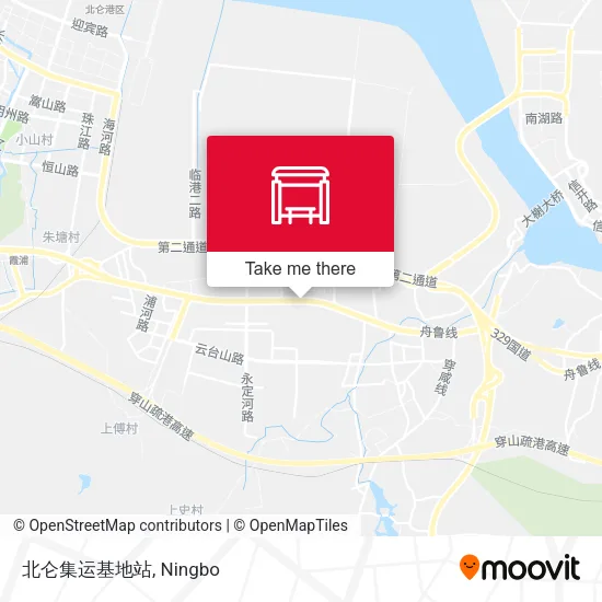 北仑集运基地站 map