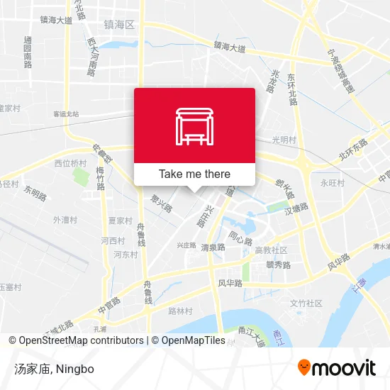 汤家庙 map