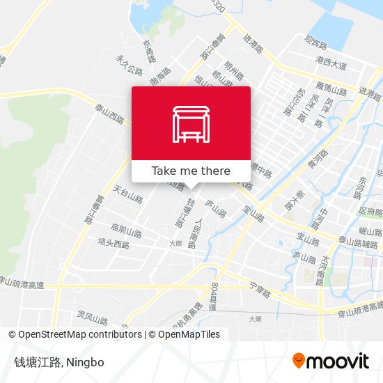 钱塘江路 map