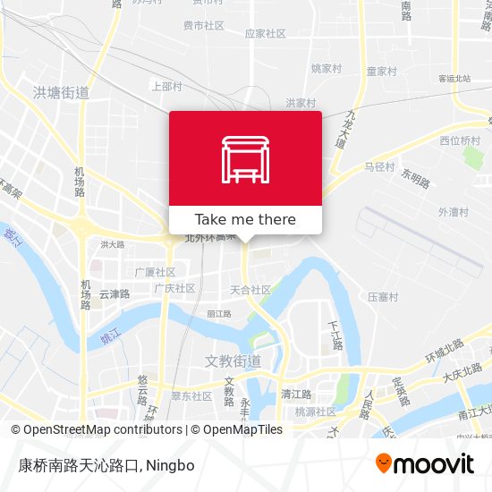 康桥南路天沁路口 map