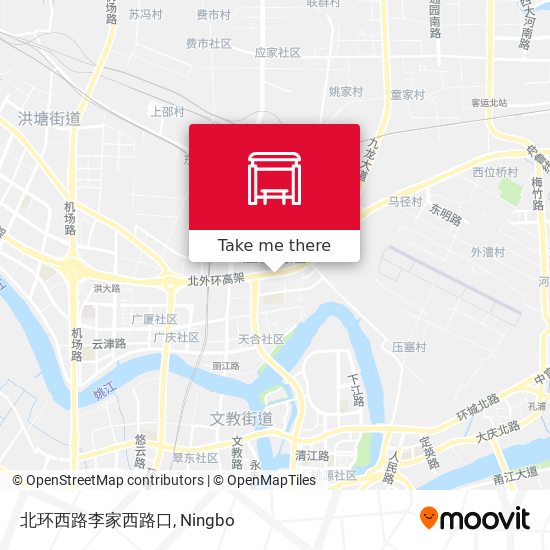 北环西路李家西路口 map