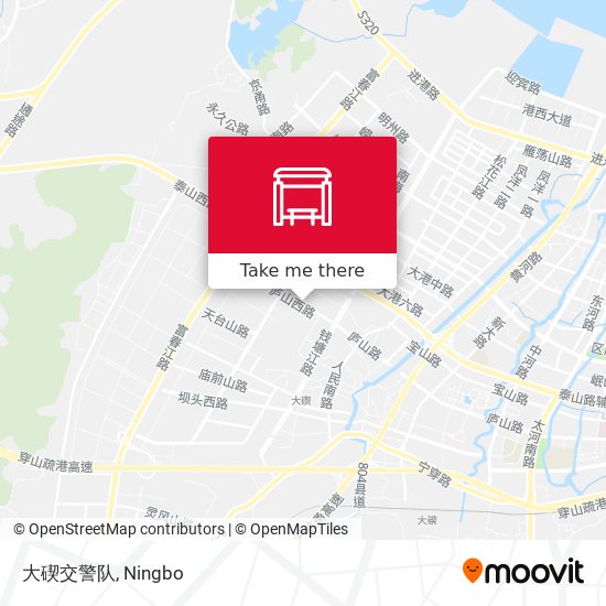 大碶交警队 map