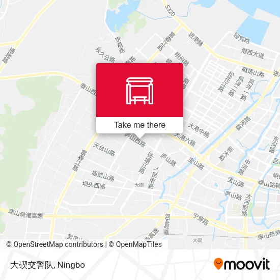 大碶交警队 map