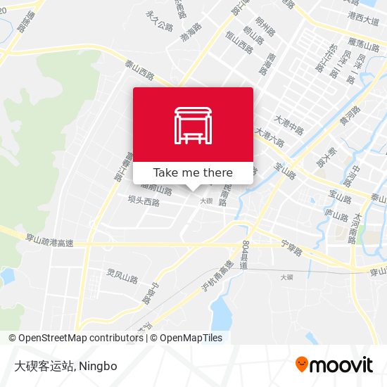 大碶客运站 map