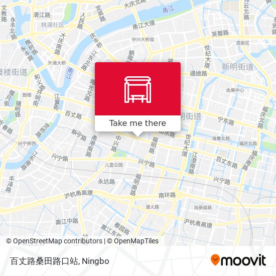 百丈路桑田路口站 map