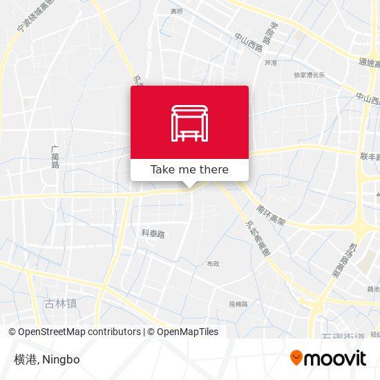 横港 map