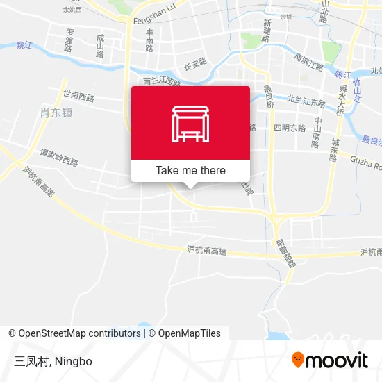三凤村 map
