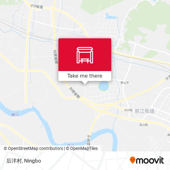 后洋村 map