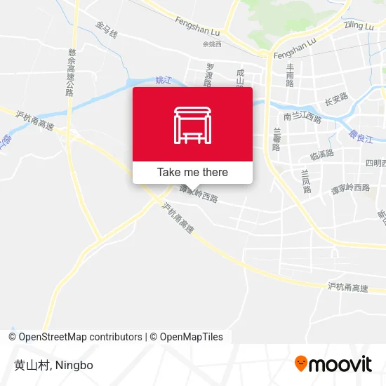 黄山村 map