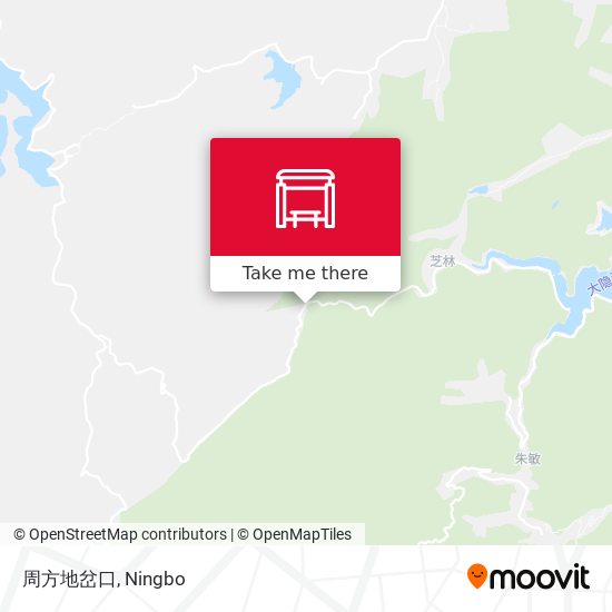 周方地岔口 map