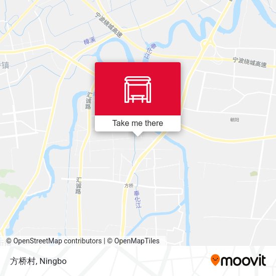 方桥村 map