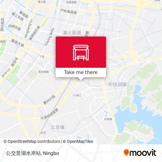 公交景湖水岸站 map