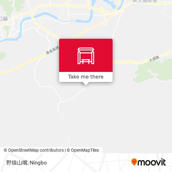 野猫山嘴 map